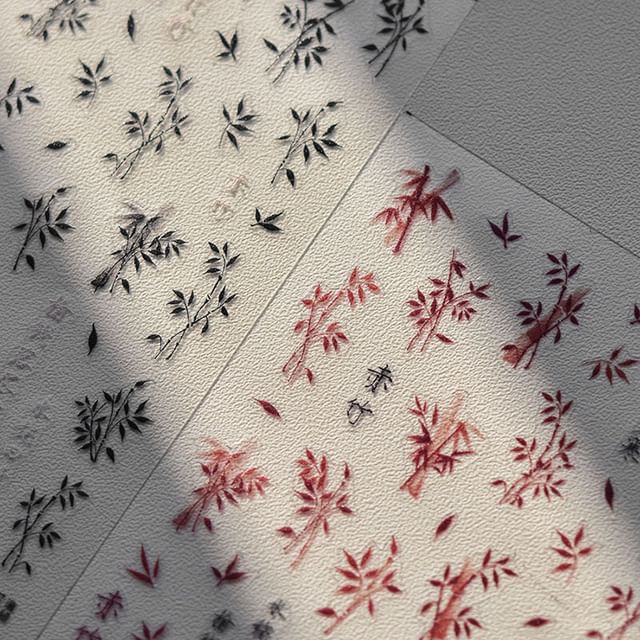 Bamboo Nail Art Sticker