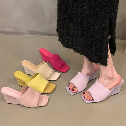 Wedge Slide Sandals