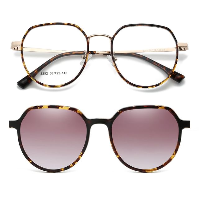 1 Designs) Magnetic Eyeglasses (Various On / in Clip Sunglasses 2