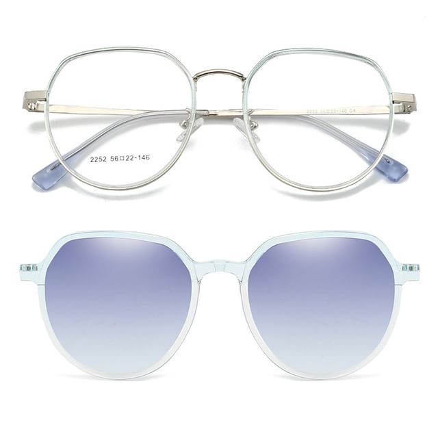 1 Designs) Magnetic Eyeglasses (Various On / in Clip Sunglasses 2