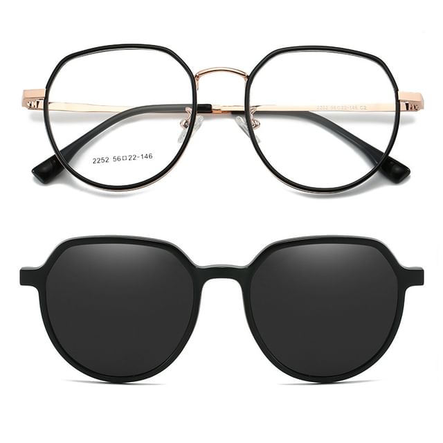 1 Designs) Magnetic Eyeglasses (Various On / in Clip Sunglasses 2