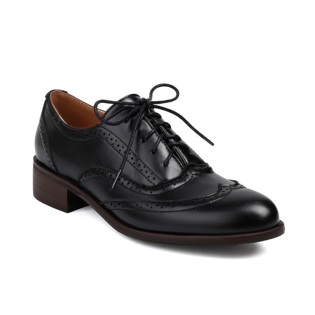 Brogue Shoes Lace-Up Oxford