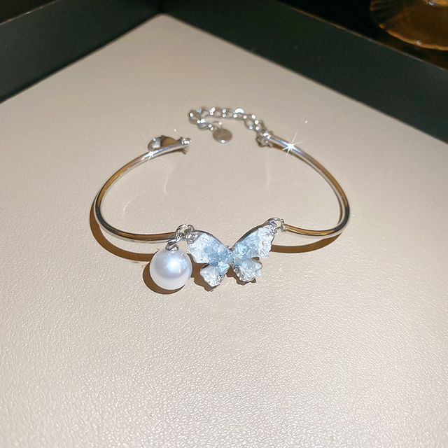 Designs) / Faux Bracelet Crystal (Various Alloy Butterfly Necklace