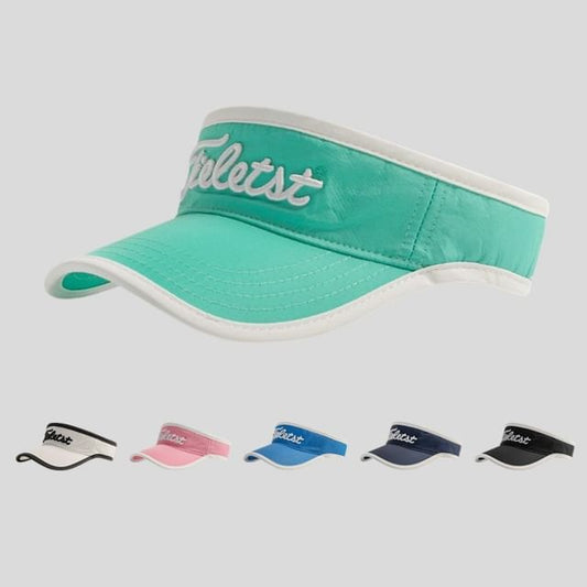 Embroidered Sun Contrast Visor Lettering Trim