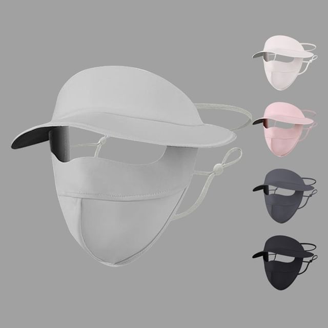 Protection Brim Face Cover Plain with Sun
