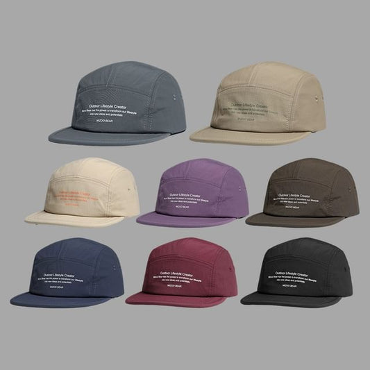 Lettering Cap Baseball Print