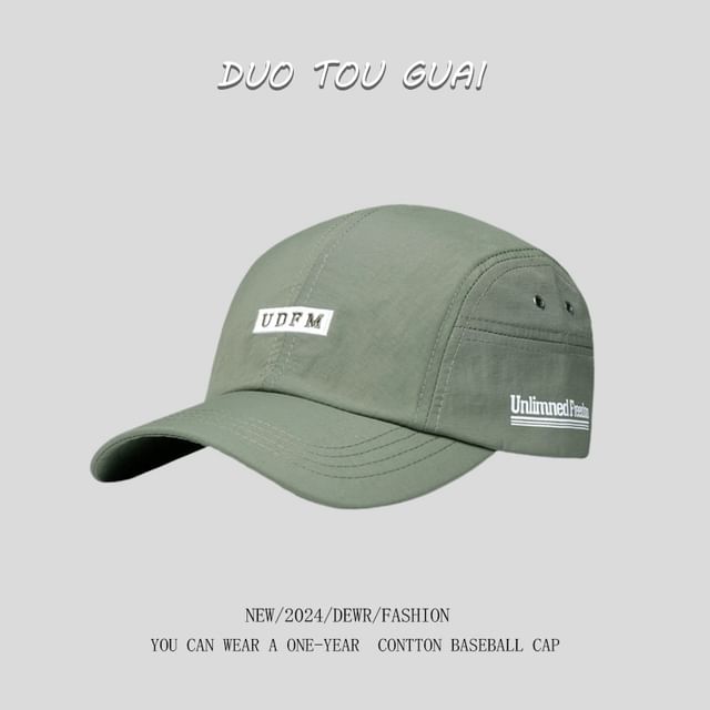 Baseball Lettering Cap Embroidered
