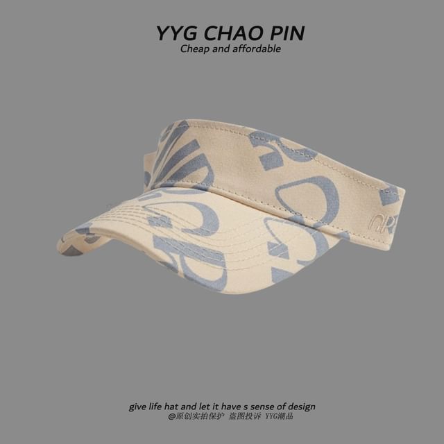 Print Visor Sun Lettering