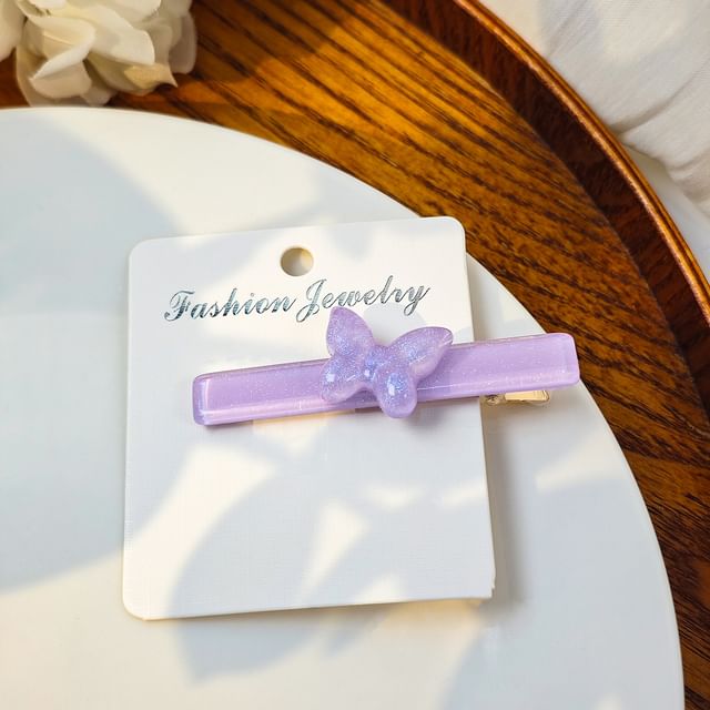 Heart Resin Hair Clip