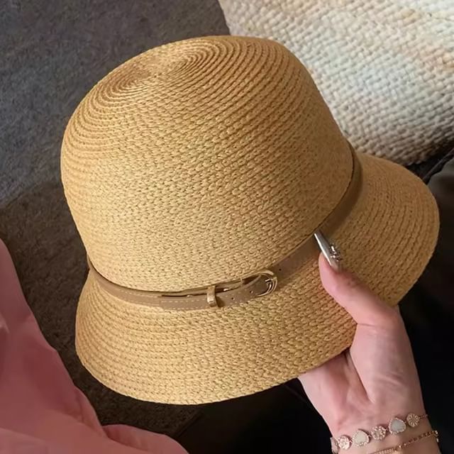 Straw Bucket Hat