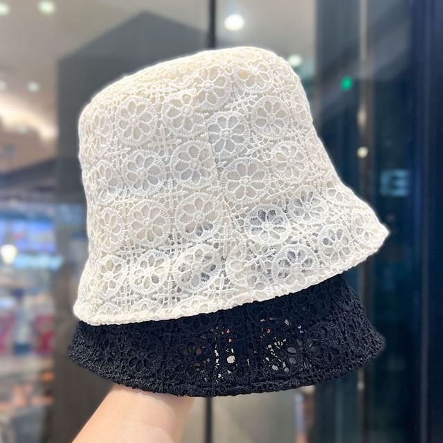 Plain Hat Bucket Lace
