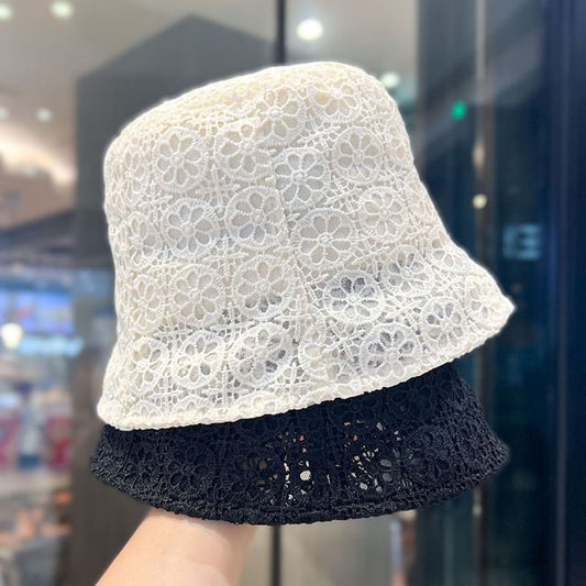 Plain Hat Bucket Lace