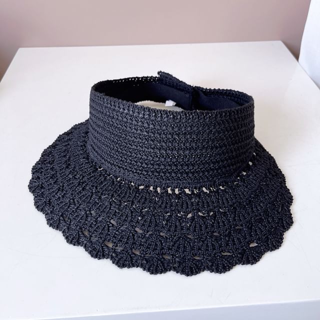 Knit Sun Visor Plain