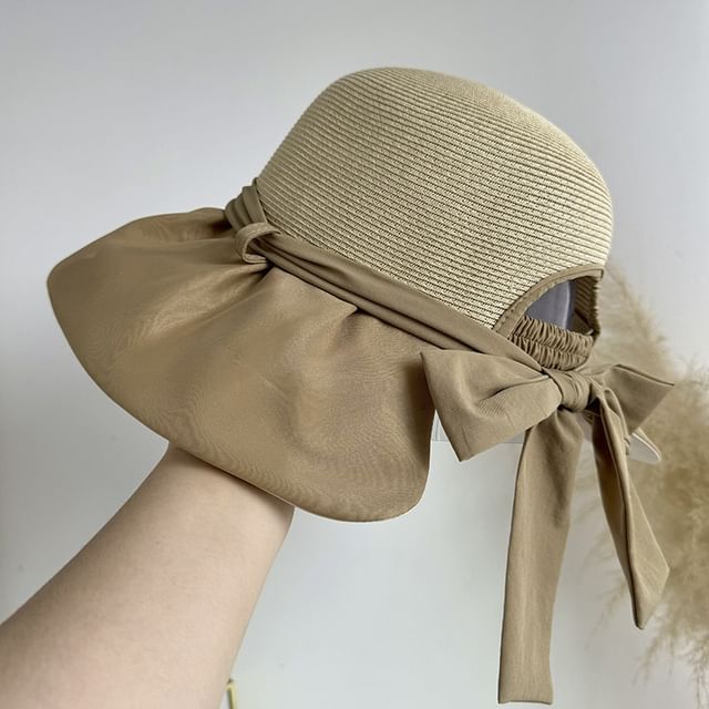 Straw Bow Sun Hat