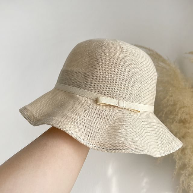 Bow Plain Hat Bucket