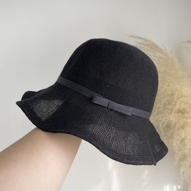 Bow Plain Hat Bucket