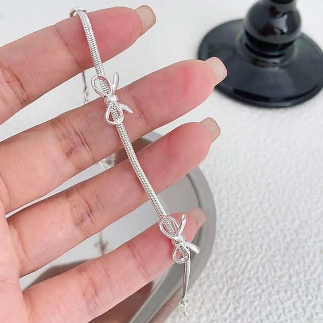 Choker Bow Alloy Bracelet /