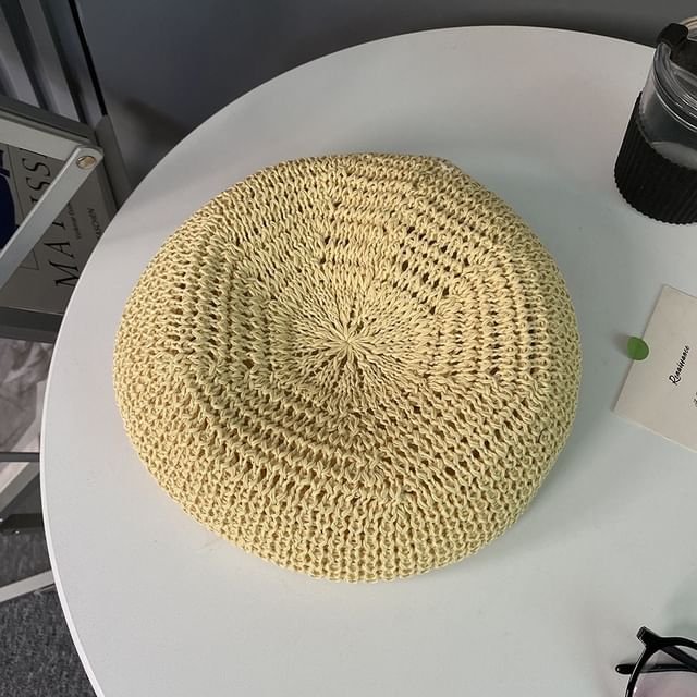 Beret Plain Perforated