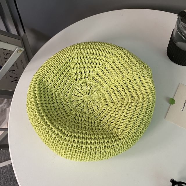 Beret Plain Perforated