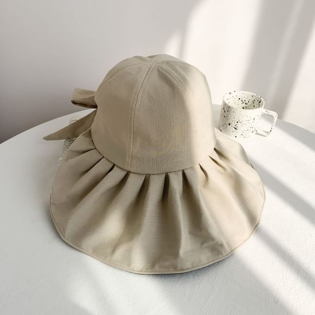 Ruched Hat Plain Sun