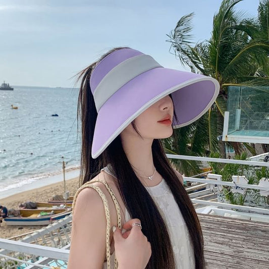 Two Wide Brim Visor Sun Tone