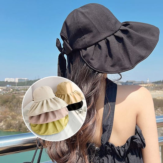 Ruched Hat Plain Sun