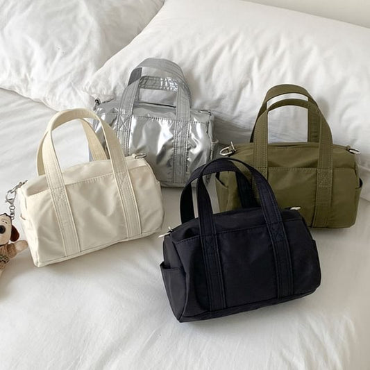 Bag Crossbody Top Handle Nylon Plain