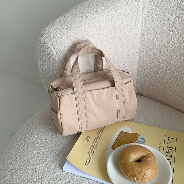 Bag Crossbody Top Handle Nylon Plain