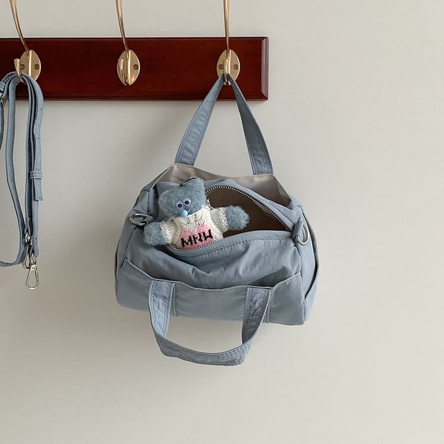 Bag Crossbody Top Handle Nylon Plain