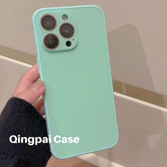 Plain Phone Case - iPhone 15 Pro Max / 15 Pro / 15 / 14 Pro Max / 14 Pro / 14 / 13 Pro Max / 13 Pro / 13 / 12 Pro Max / 12 Pro / 12