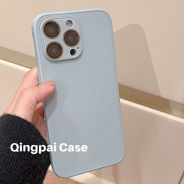 Plain Phone Case - iPhone 15 Pro Max / 15 Pro / 15 / 14 Pro Max / 14 Pro / 14 / 13 Pro Max / 13 Pro / 13 / 12 Pro Max / 12 Pro / 12