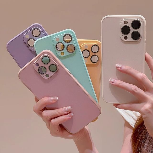 Plain Phone Case - iPhone 15 Pro Max / 15 Pro / 15 / 14 Pro Max / 14 Pro / 14 / 13 Pro Max / 13 Pro / 13 / 12 Pro Max / 12 Pro / 12