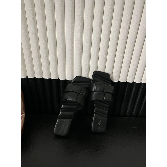 Woven Slide Sandals
