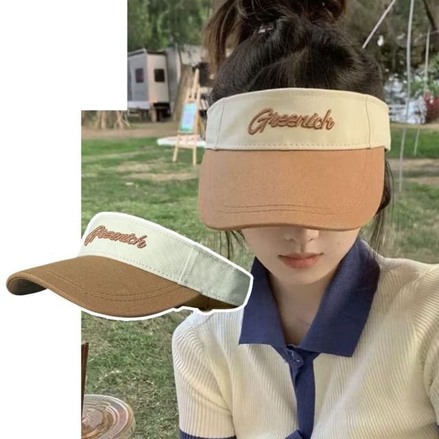 Sun Lettering Visor