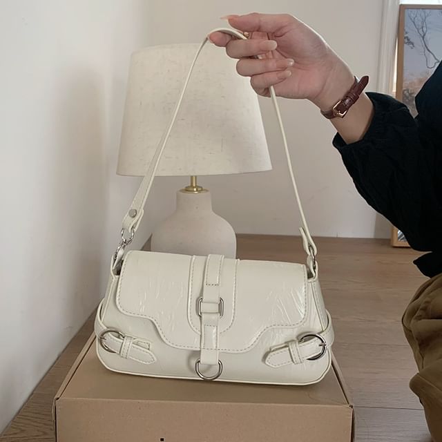 Bag Buckled Shoulder Flap