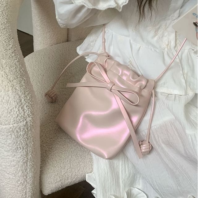 Bag Bow Drawstring Crossbody