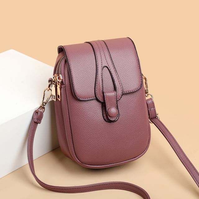Flap Bag Leather Crossbody Faux