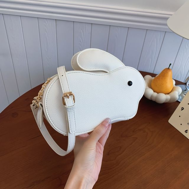 Bag Crossbody Leather Rabbit Faux