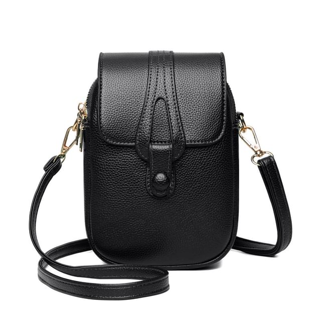 Flap Bag Leather Crossbody Faux