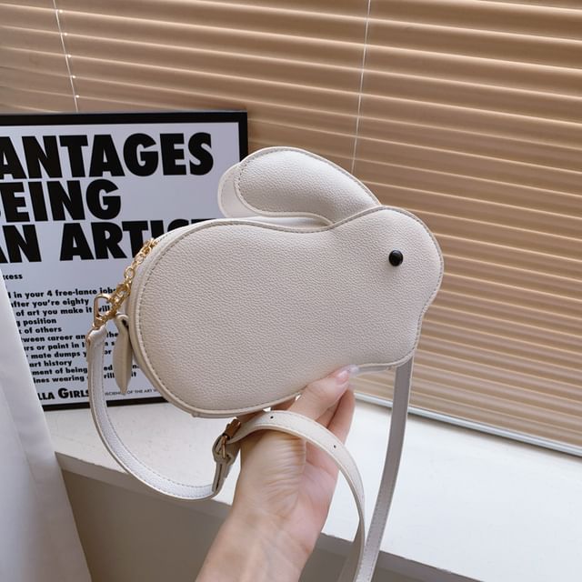 Bag Crossbody Leather Rabbit Faux