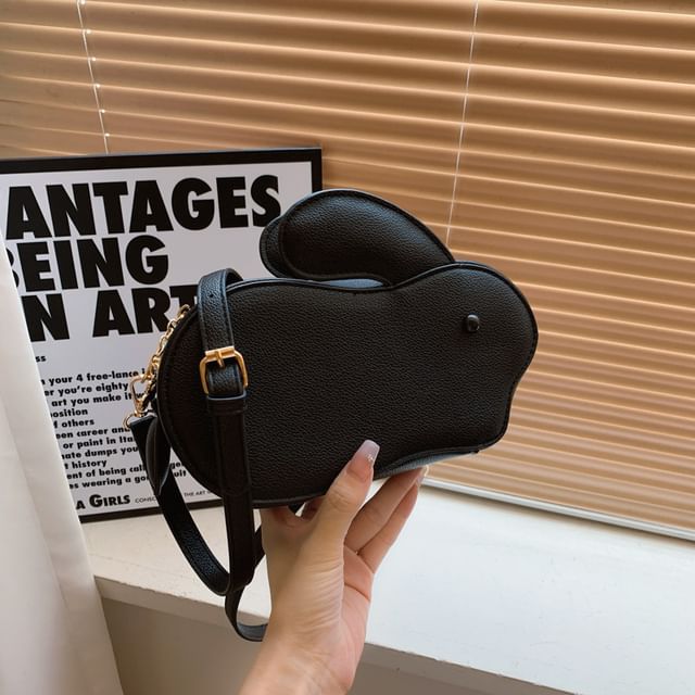 Bag Crossbody Leather Rabbit Faux