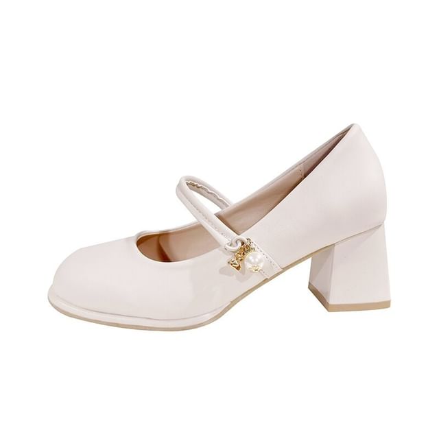 Pumps Jane Mary Heel Block