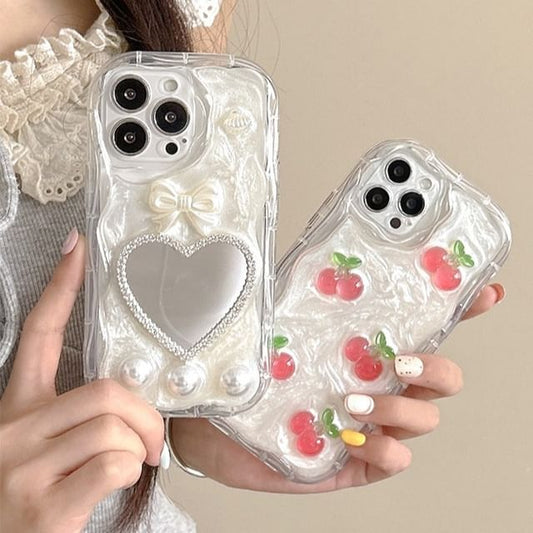 Phone Cherry Heart Case Mirrored /