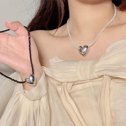 Heart Beaded Necklace