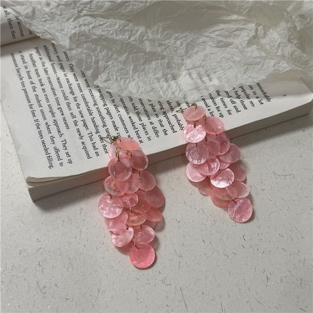 Disc Drop Earring