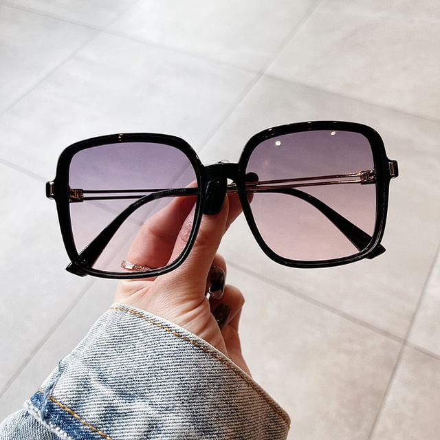 Frame Square Sunglasses Oversized