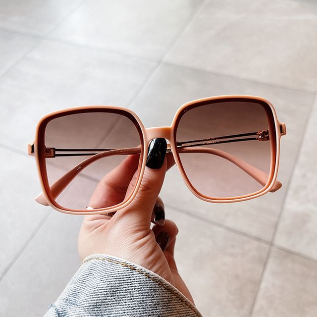Frame Square Sunglasses Oversized