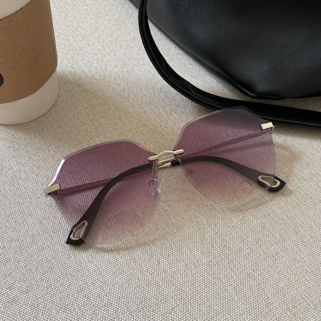 Sunglasses Oversized Frame Geometric