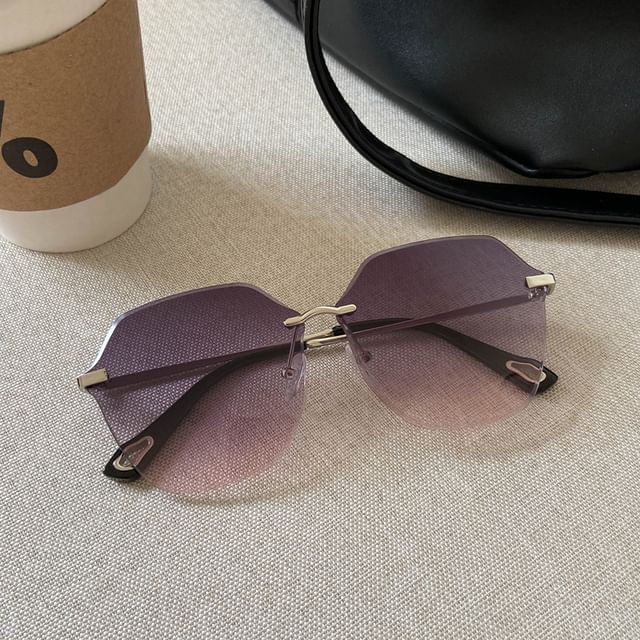 Sunglasses Oversized Frame Geometric