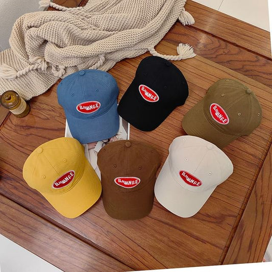 Baseball Applique Cap Lettering